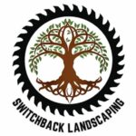 South Jersey Landscaping At Its Finest! | Logo for Switchback Landscaping with a tree sorrounded by a sawblade and Switchback Landscaping text below logo 